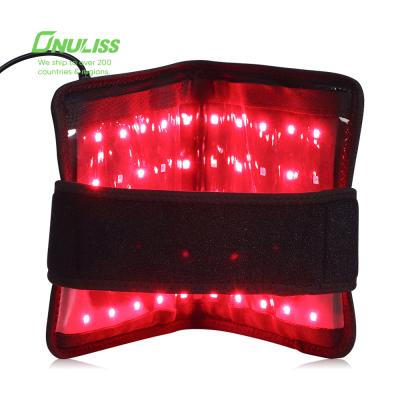 China Custom Foldable Wearable Dye Removal Body Slimming Red Light Therapy 660nm 850nm Led Belt Pain Relief Red Light Therapy Belt for sale