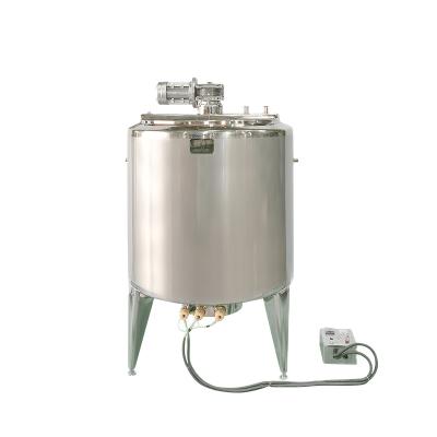 China 200 L Honey Continuous Heating Liquid Soap Coated Batch Viscous Liquid Scuffed Mixer Stirred Tank Stainless Steel for sale