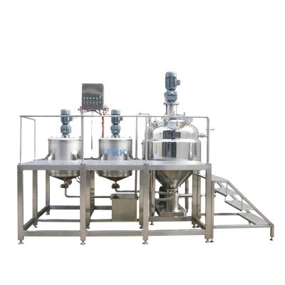 China Viscous Liquid Industrial Automatic Fruit Juice Salad Dressing Emulsifier With Agitator for sale