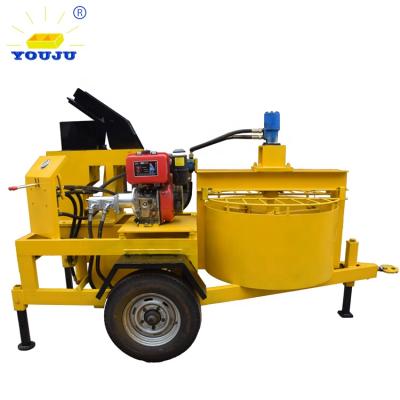 China Diesel Engine M7MI Clay Interlocking Brick Making Mobile Building Buliding Machine for sale