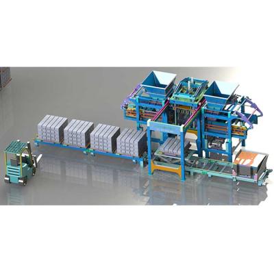 China MT18-25 Factory Multiply Block Machine Savings Paddle Block Machine Large Productivity Block Machine for sale