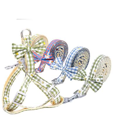 China High Quality Stocked Polyester Lattice Finials Small Dog Sport Harness for sale