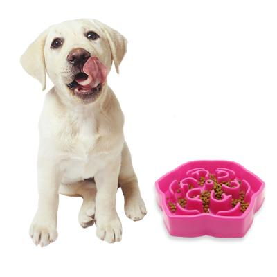 China Automatic Feeder Pet Bowl Container Cat Interactive Slow Food Bowls Dog Food Bowl For Pet Feeding Tool for sale