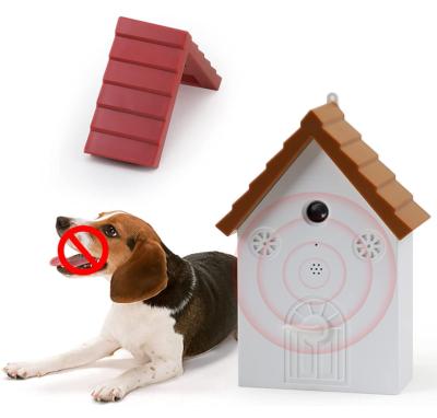 China Plastic Anti Dog Train Dog Bark Device Pet Training Products Bark Control Device Pet Training For Dog Outdoor Bark for sale