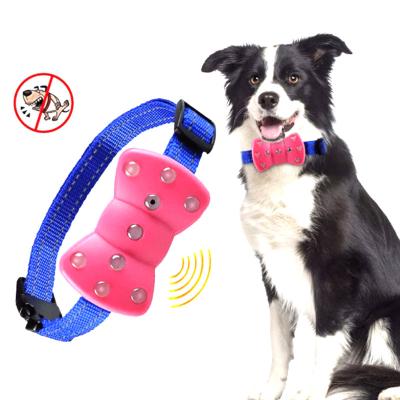 China Amazon Best Selling Plastic Dog Anti Bark Training Collar Outdoor Cork No Bark Control Anti Bark Deterrent Device for sale