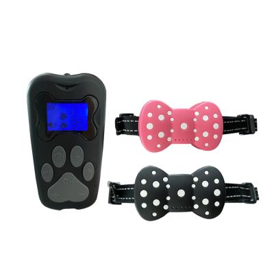 China Stored Remote Electronic Anti-barking Dog Training Equipment To Prevent Barking Collar Small Dogs Use Anti-barking Collar for sale