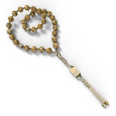 China Casual Prayer Beads 33 Special 10MM Prayer Beads With Brown Stone for sale