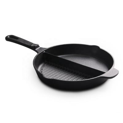 China General use for Thai Gas and Induction Cooker Stron Cast Iron Cooking Pans Cast Iron Griddle Pan Grill Pan Cast Iron Skillet for sale