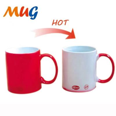 China Viable Thermal Transfer Sublimation Mug Coated Mug Printing Photo Mug for sale