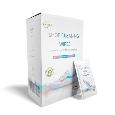 China Cleaning Custom Travel Portable Cleaning Shoes Wipes Thick Disposable Sneaker Cleaning Wipes for sale