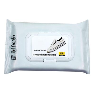 China Convenience Factory Custom LOGO Quick Cleaning Disposable Thick Non Woven Shoe Cleaning Wipes for sale