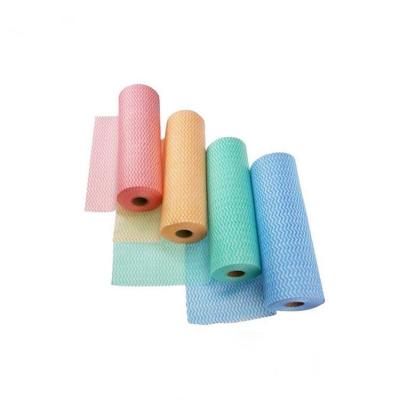 China Eco-friendly Eco Friendly Household Cleaning Disposable Non Woven Lazy Kitchen Rags for sale