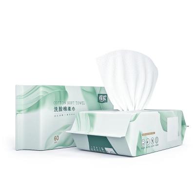 China Cleaning Non Woven Eco Friendly Cotton Tissue Custom Face Tissue Soft Cotton Wipes Tissues Disposable Face Towel for sale