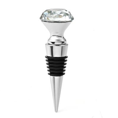 China Small beautiful Diamond Crystal Crafts Crystal Wine Bottle stopper from Europe wedding decorations and gifts for sale