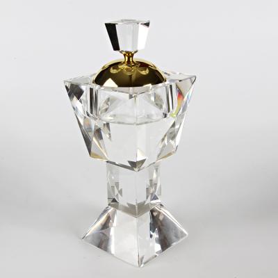 China High Quantity Crystal Glass Portable Incense Burner from Europe XXL-001 for sale