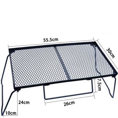 China Installation Type Standing Type Charcoal Grill Portable BBQ Grill Folding Camping Table for sale