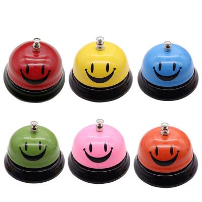 China 120g Metal Hand Bell for Pet Bell Training in Hotel Bar Restaurant Table Service for sale