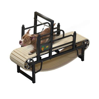 China Caminadora Pit Bull de madera y aluminio Máquina de correr sostenible para perros activos en venta