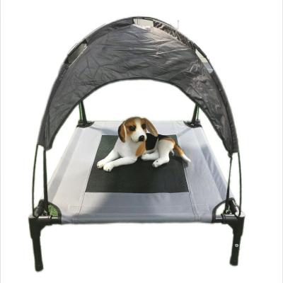 China REPTILES Sunshade Pet Tent Elevated Bed for Outdoor Summer Camping and Alloy Frame for sale