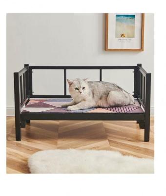 China Loading Quantities 40 HQ Loading over 23 Tons Metal Dog Bed with Removable Cover for sale