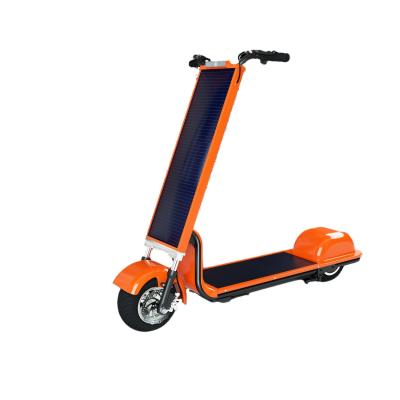 China Velocidade máxima 18km/h Scooter de duas rodas Scooter de energia solar em cores personalizadas à venda