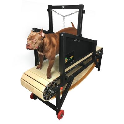 China Indoor Outdoor Agility Equipment Wood Dog Treadmill for Medium Large Dogs for sale