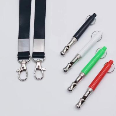 China Black Metal Ultrasonic Dog Training Whistle Band for Small Dogs Training Accessory for sale