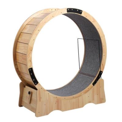 Chine Jouet de tapis roulant amusant pour chats Interactif Anti-dépresseur Fibre Board Pet Exercise Wheel à vendre