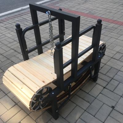 China Trampolín para entrenamiento de perros pequeños Trampolín de madera sin motor Anodizado con chorro de arena en venta