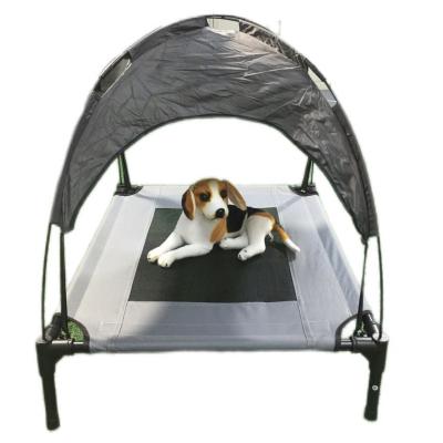 China Cama de mascota elevada plegable grande de tela de Oxford sostenible para animales pequeños y medianos en venta