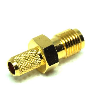 China Microwave SMA female crimp for rg58 RF connector SMA jack for rg58 SMA jack RF connector for sale