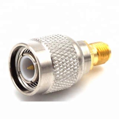 China TNC RF Male Plug To SMA Jack RF Coaxial Connector Female Adapter for sale