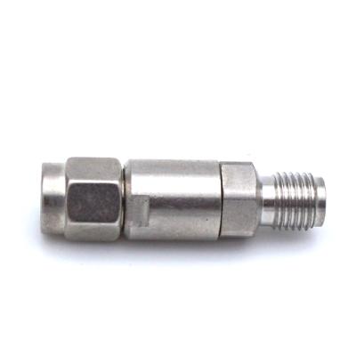 China Microwave Stainless Steel SMA Male To SMA Female Adapter RF Connector for sale