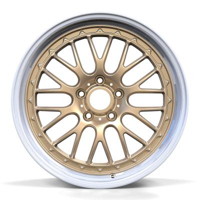 China Golden Automobile Modification Fashion Various Sizes Alloy Rim Wheel Passenger Flow Forming Custom Car Wheel Alloy Wheel Rim for sale