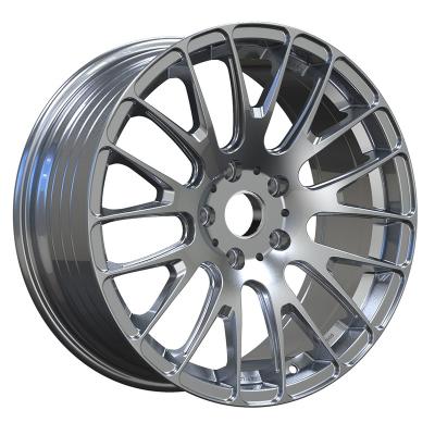 China Automobile modification high quality factory direct alloy car wheel, 17x8 17x9 5holes 5X112/120 ET15 flow forming alloy car rims for sale