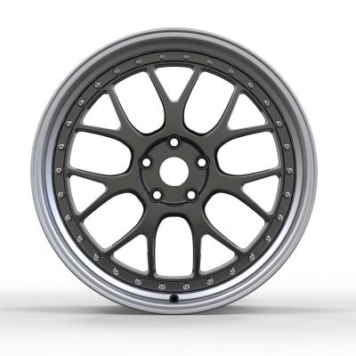 China Automobile modification alloy wheel with pcd 100-114.3 deep lip forged rims with JWL VIA certificate for sale