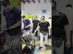 Customers visit