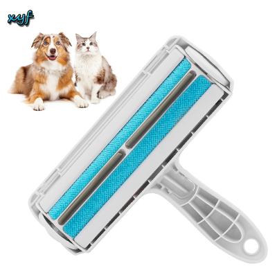 China Viable Pet Hair Remover Comb Roller Removing Dog Cat Hair From Furniture Self-Cleaning Fiber Sticky Remover Brushes For Sofa Mat for sale