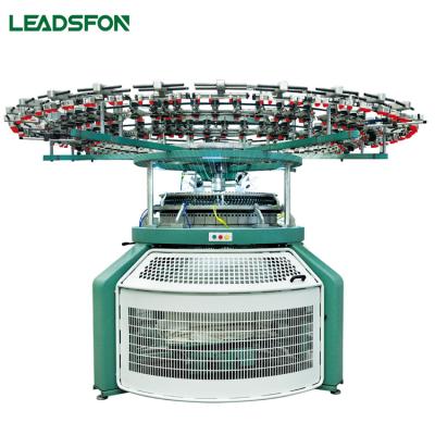 China Leadsfon Agent Rookie Open Width Single Three-Yarn Tank Top Weft Regional Cloth Circular Knitting Machine for sale