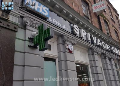 Chine 300Hz a mené l'affichage de croix de pharmacie avec le pixel différent 20mm de gamme de gris à vendre