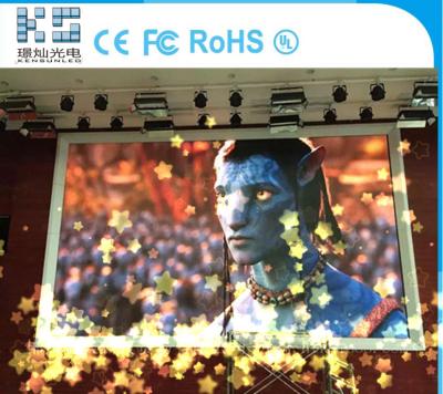 China Reproducción de vídeo electrónica programable interior llevada RGB de alta resolución de la exhibición P6 en venta