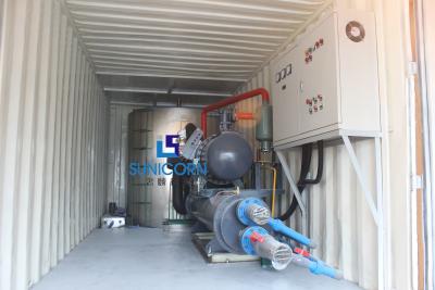 China 25T Daily Output Flake Ice Machine Commercial PLC System With Bizter Compressor for sale