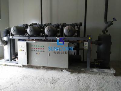 China Fluorine Cold Storage Cooling System , Cold Room Chiller Unit For White Wine Cold Storage for sale