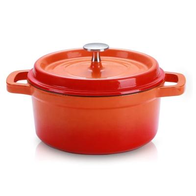 China Sustainable Amazon Basics Enameled Cast Iron Covered Dutch Oven for sale