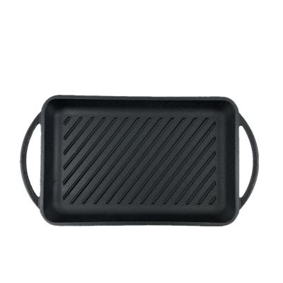 China Sustainable Household Non-stick Rectangular BBQ Pan Outdoor Portable Barbecue Bakeware for sale