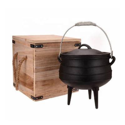 China Fire 3 leg cast iron south africa potjie pot for sale