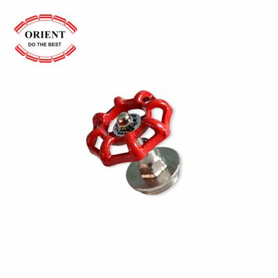 China Retro DIY Industries Shelf 1/2 Inch , Home Decor Red 3/4 Inch Hand Wheel for sale