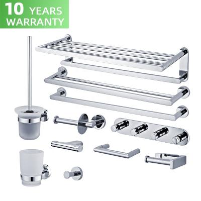 China CoolSize 6 PCS Bath Hardware Set Modern Luxury Hotel Bathroom Accessories Set for sale