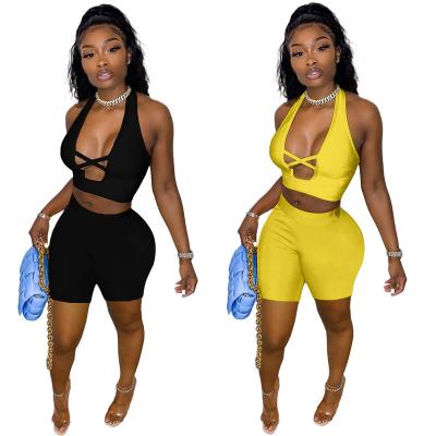 China Fashion Female Anti-pilling Suit Two Piece Women Outfits Clothing Women 2 Piece Short Set for sale