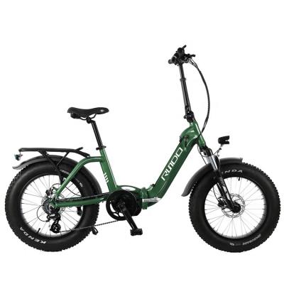 China Fat Tire Rundo 20inch Aluminum Alloy Folding Sport Electric Bike Electric Motor For Cycling for sale